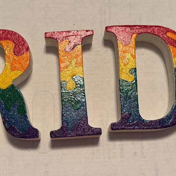 Handpainted letters - Picture 15 of 16